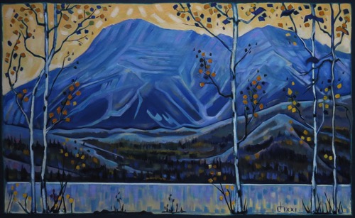 Waterton Mood-Soft Light on Vimy Peak Across the Lake 30 x 48 oil on canvas
$2900 Waterton Mood-Soft Light on Vimy Peak Across the Lake 30 x 48 oil on canvas
$2900
